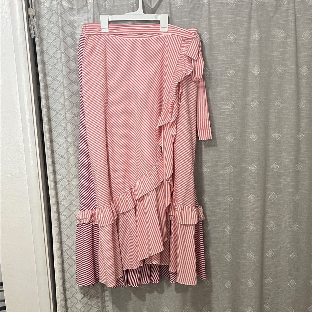 Maeve Ruffled Midi Skirt